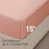 Queen Satin Sheets Set 4-Piece Coral Pink 5