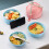 Microwave Ramen Bowl with Lid Black Set 5-Piece 3