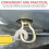 Car Tow Rope Nylon Pulling Strap 3m Fluorescent 2