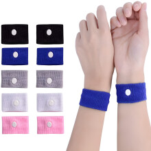5 Pairs Motion Sickness Nausea Relief Wristbands for Sea Car Flying Pregnant Travel Sickness Bracelet