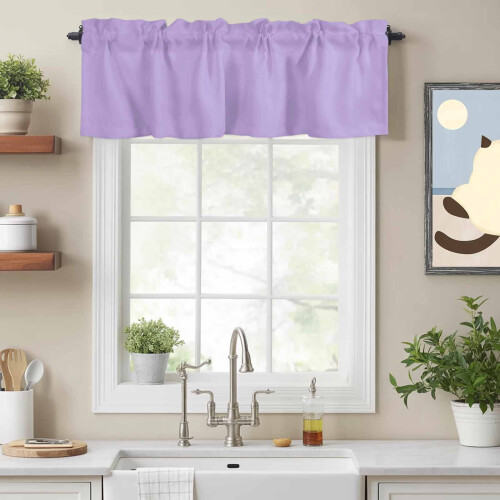 Lila akvarellkappa 122x43 cm stångficka 1