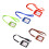Porta badge in plastica nera, leggeri, 1 set 5