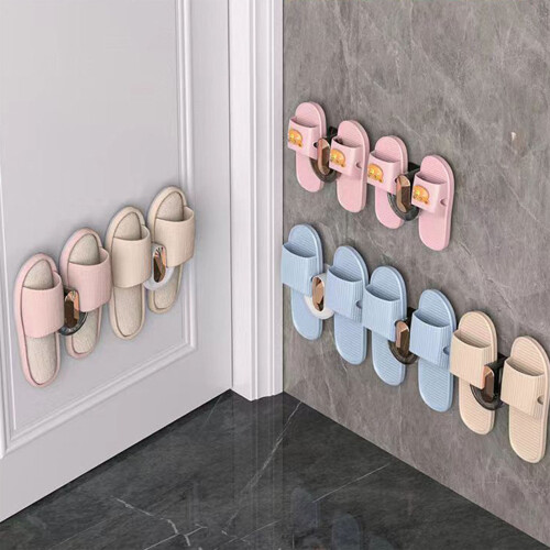 Wall Mounted Slipper Hanger Drill Free