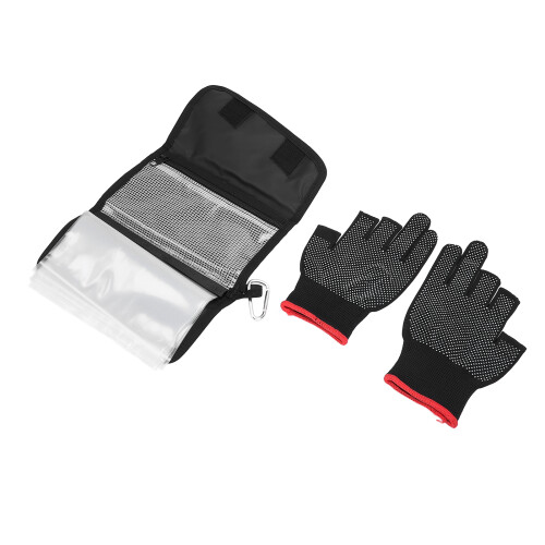 Weichköder-Aufbewahrungstasche PVC-Oxford, 6 Taschen, Größe M
