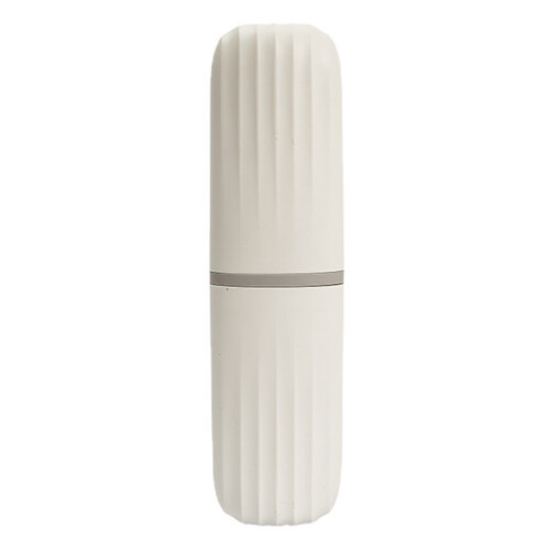 Travel Toothbrush Cup Case, Plastic, 20cm, White, Lightweight 1