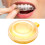 ABS Dentures Retainer Storage Box Yellow 8cm Protective Case 10