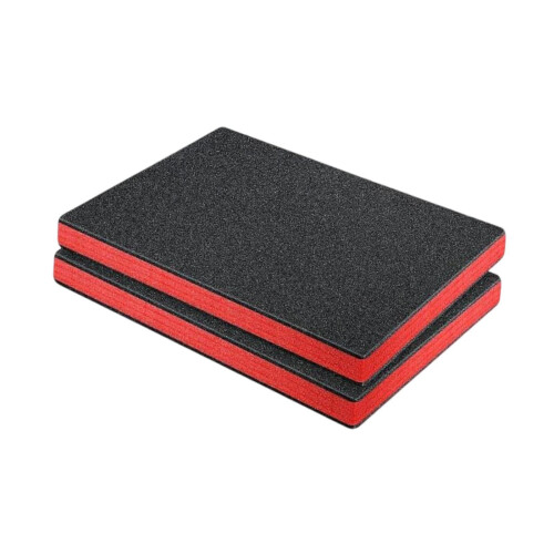2Pcs Tool Box Foam Inserts Tools Foam Sheets for Tabletop Miniatures T