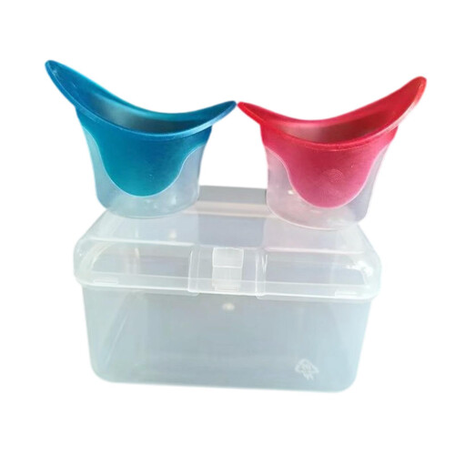 2 Pieces Half Silicone Eye Wash Cups Soft for Remove Dust Eye Rinse Cl