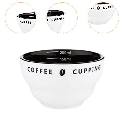 Coffee Cup 200ml Cupping Cup Stackable Espresso Coffee Ceramic Measuri 2