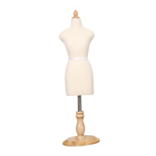 Female Dress Form Mini 1/4 XS Size Tailor for Small Fashion Clothing D