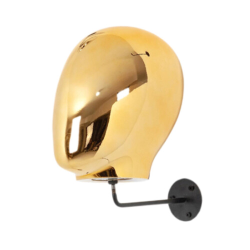 Mannequin Head Wall Mounted Hat Rack Wig Storage Hanger for Wig Glasse