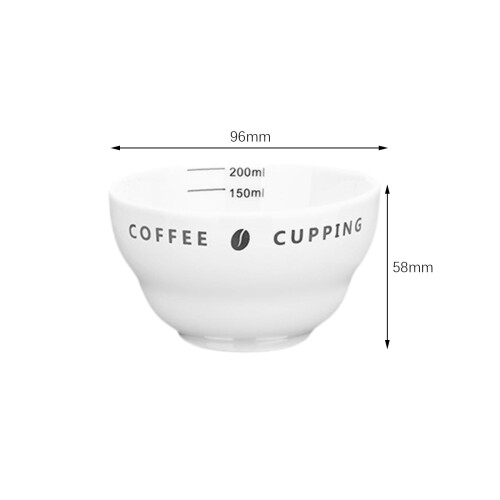 Coffee Cup 200ml Cupping Cup Stackable Espresso Coffee Ceramic Measuri 1