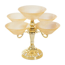 Snack Serving Tray Rotating Snack Dessert Plate for Wedding Cafe Livin