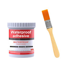 Waterproof Coating Glue with Brush Leakproof Clear for Roofs Toilet Ba