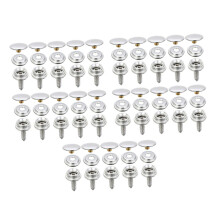 Metal Snaps Buttons Jeans Jackets Sturdy Leather Snap Fasteners Press