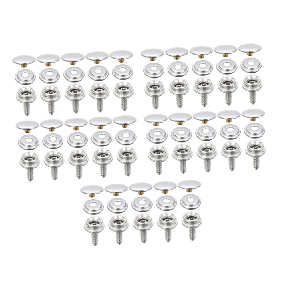 Metal Snaps Buttons Jeans Jackets Sturdy Leather Snap Fasteners Press 6902696308917