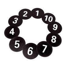 10Pcs Numbered Floor Spot Markers for Basketball Soccer Training Court