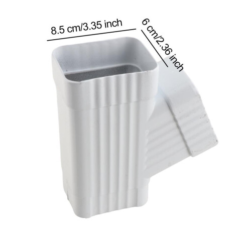 Downspout Gutter Y Connector Sturdy Easily Install Square Downspout Di 1
