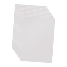 10x PVC Sheets Decorative Plastic Sheets for DIY Cutting Office Model