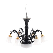 1/87 Scale Chandelier Fairy Gardens Sand Table Model Ceiling Lamp Deco