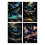 4x Scratch Paper Art Set Educational Childrens Crafts Projects Kits fo 1