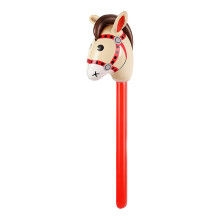 Inflatable Stick Horse Balloon for Kids Birthday Cowboy Cowgirl Party