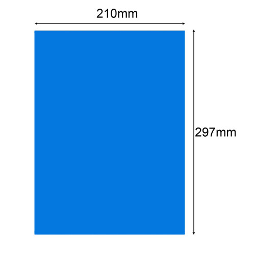 2x PVC Translucent Plastic Sheet Handmade A4 for Kids Headlight Photo 1