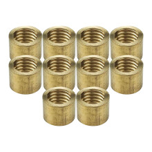 10Pcs Billiard Cue Ferrules Billiard Corner Copper Hoop for Billiard C