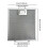 Range Hood Filter Mesh Screen Filter Filter Cleaner Air for Hotel Indo 2