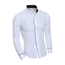 Men's Shirts Long Sleeve Slim Fit Streetwear for Work Vacations Fishin