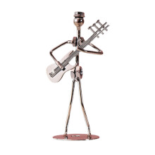 Musical Man Statue Musician Player Sculpture for Table Living Room Boo