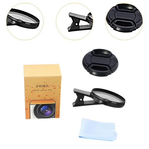 67mm CPL Phone Camera Lens Polarizer Lens Filter for Most Mobilephone 2