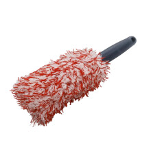 Wheel Brushes Car Rim Easy to Clean for Suvs Trucks Cars Red and White
