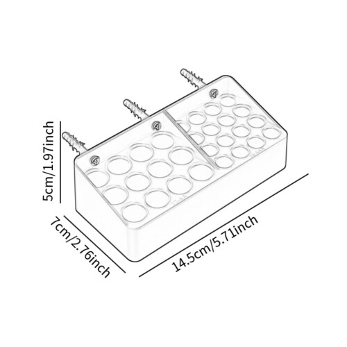 Battery Storage Organizer Practical Container for Office Countertop Wo 1