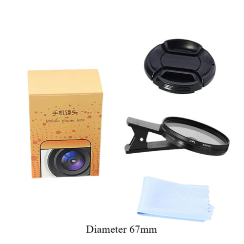 67mm CPL Phone Camera Lens Polarizer Lens Filter for Most Mobilephone 1