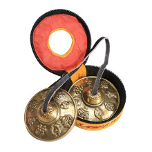 Tibetan Tingsha Cymbals Easy to Playing Yoga Decoration Lightweight Ch