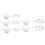 Ceramic Crucible High Temperature Dish Cup Furnace for Casting Melting 2