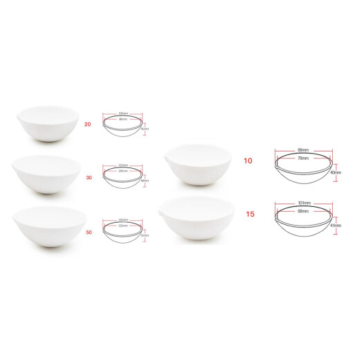 Ceramic Crucible High Temperature Dish Cup Furnace for Casting Melting 1