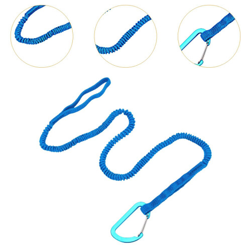 Kayak Paddle Leash Tether Stretchable Strap for Boating Canoeing Acces 2
