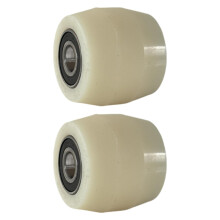 2Pcs Roller Wheel with Bearings Forklift Accessories Sturdy Truck Load