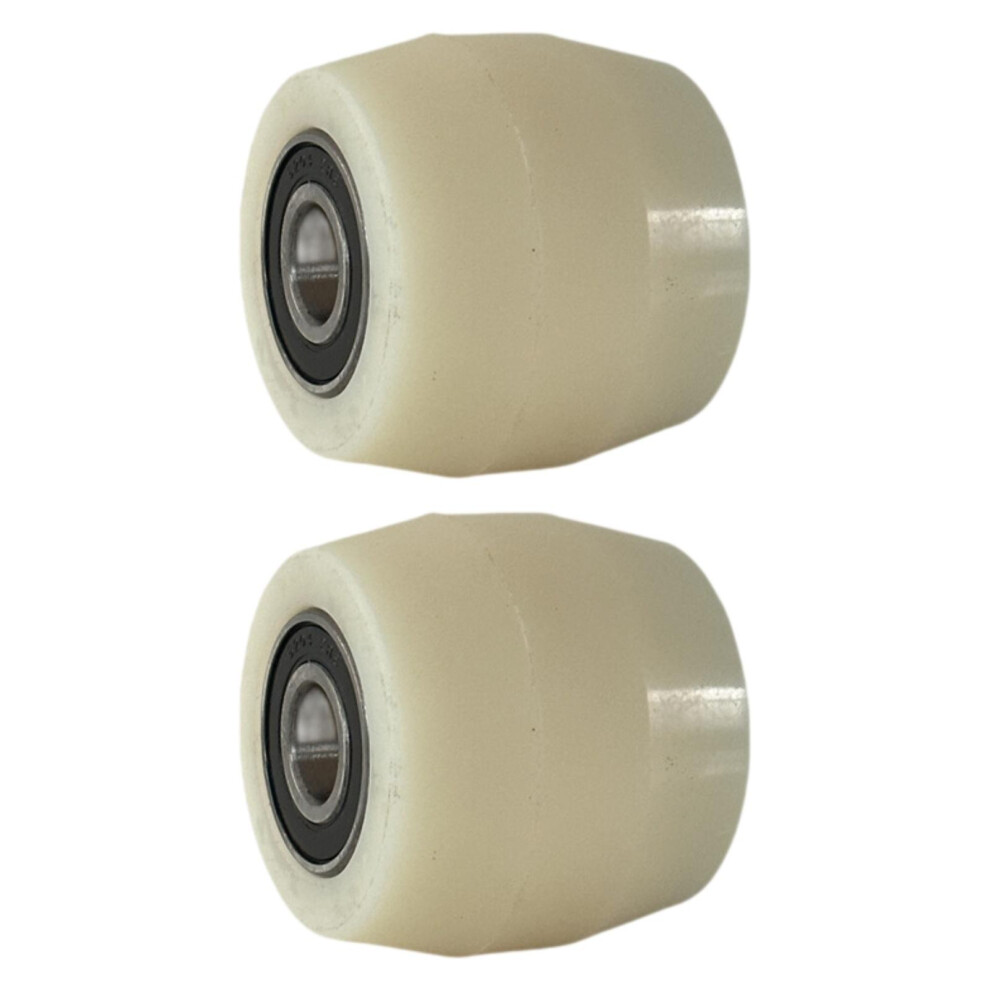 2Pcs Roller Wheel With Bearings Forklift Accessories Sturdy Truck Load 6902696458889