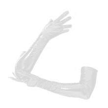 Patent Leather Gloves Dress up Costume Accessory for Evening Christmas