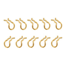 10 Pieces Retaining Spring Clips Portable Fixing Snap Spring Clips Gol