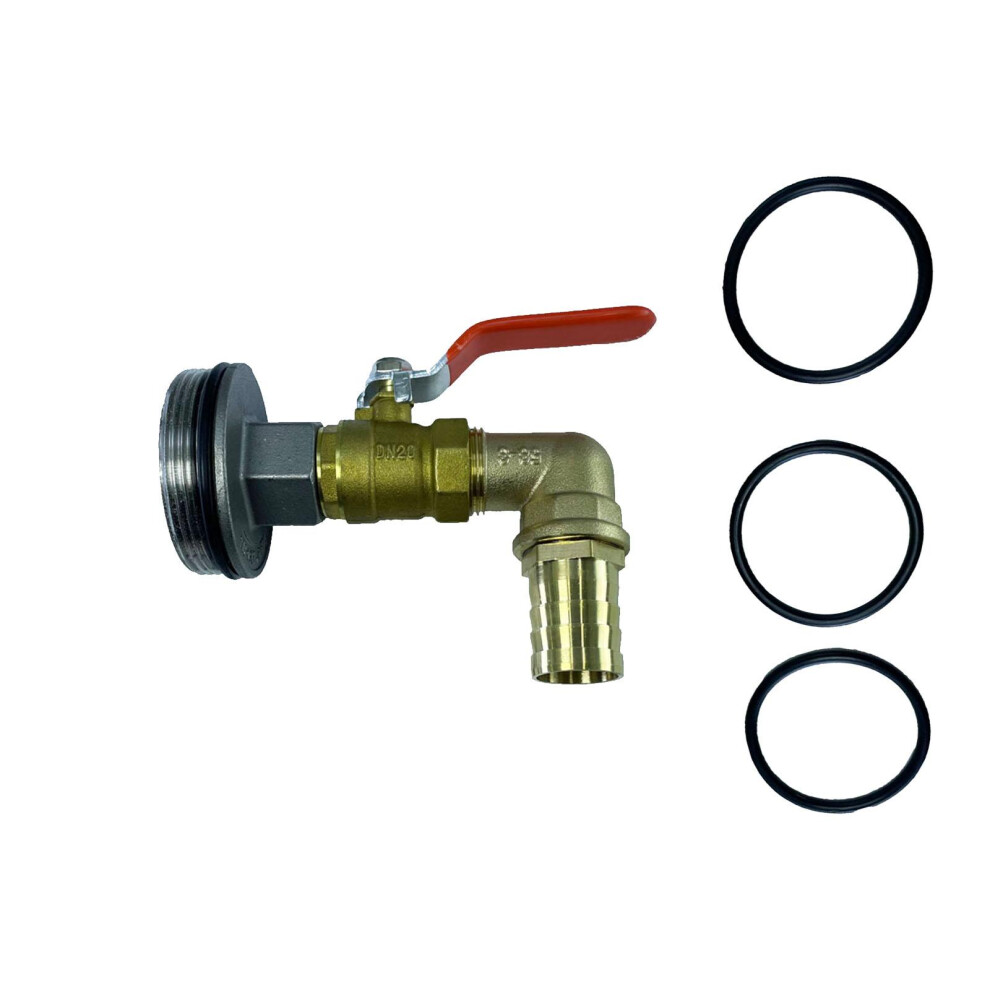 G2" With Gaskets No Leaking Water Outlet Adapter 50 Gallon Steel Drum 6902695926464