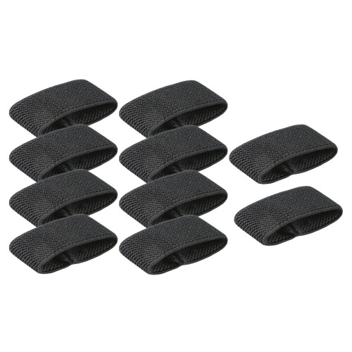 10x Elastic Belt Keepers Strap Retainer Band for Pants Belt Nylon Belt