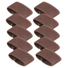 10x Elastic Belt Keepers Strap Retainer Band for Pants Belt Nylon Belt