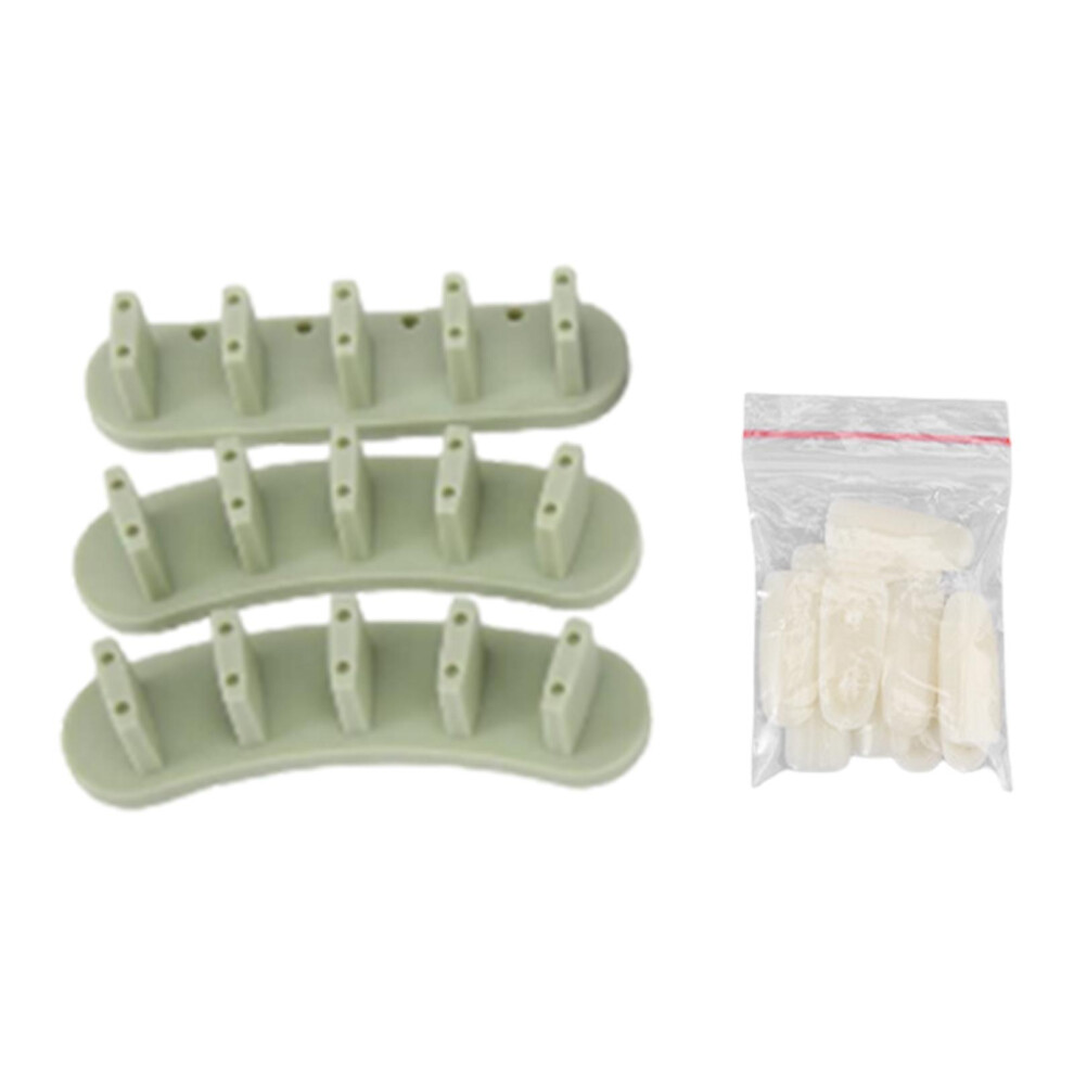 3Pcs Fingernail Tip Display Holder Nail Art Supplies for Salon Home Be