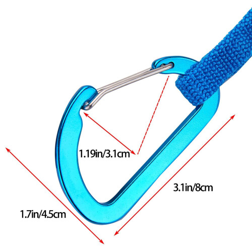 Kayak Paddle Leash Tether Stretchable Strap for Boating Canoeing Acces 1