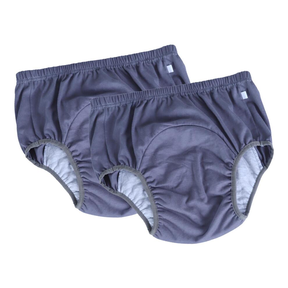 2x Adults Leakproof Incontinence Underwear Breathable Underpant for Di
