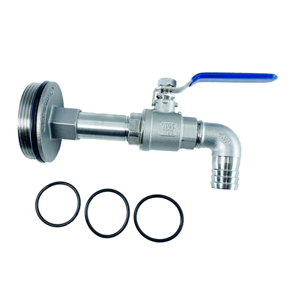 50 Gallon Steel Drum Faucet G2" Replacement Parts With Gaskets Barrel 6902695502743